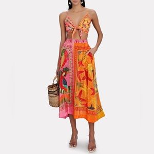 NWT FARM RIO Mixed Scarves Top